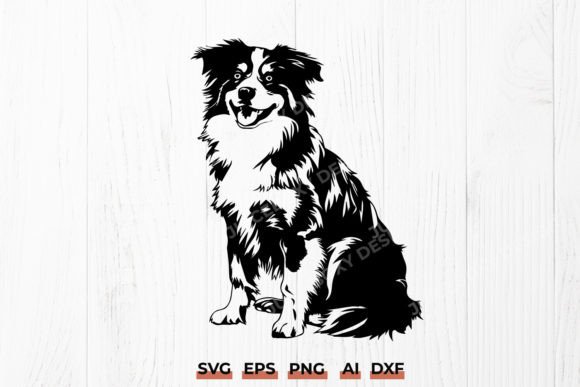 Australian Shepherd Dog Cricut Cut SVG
