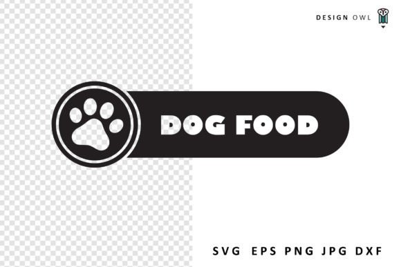 Dog Food Label SVG