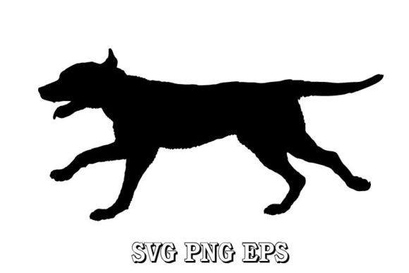 Dog Run Silhouette SVG