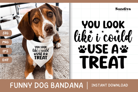Funny Dog Bandana Quotes SVG 17