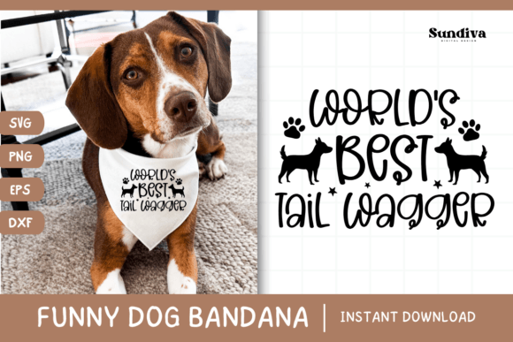 Funny Dog Bandana Quotes SVG 18