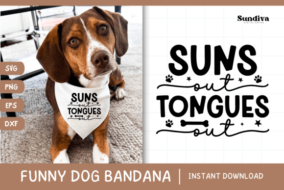 Funny Dog Bandana Quotes SVG 5