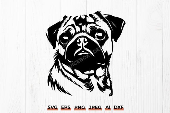 Pug Face SVG