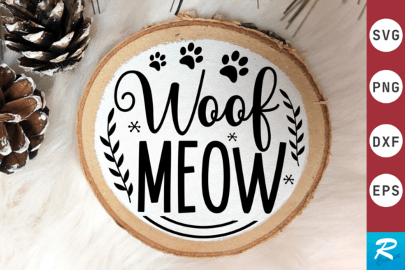 Woof Meow SVG Design